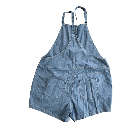Torrid Chambray Short Overalls Medium NWT - Picture 6 of 9